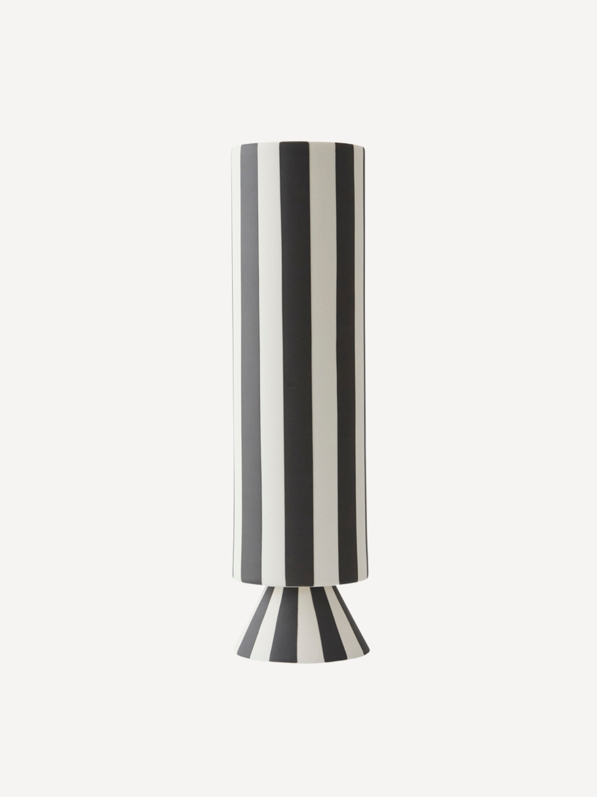 Vase Toppu high, black