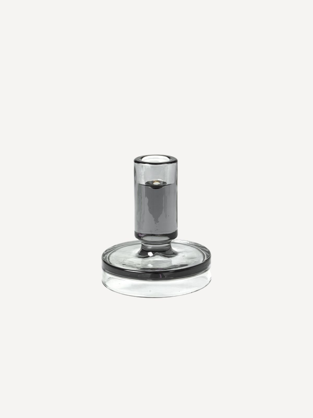 Candle Holder Petra, grey, H11 cm 