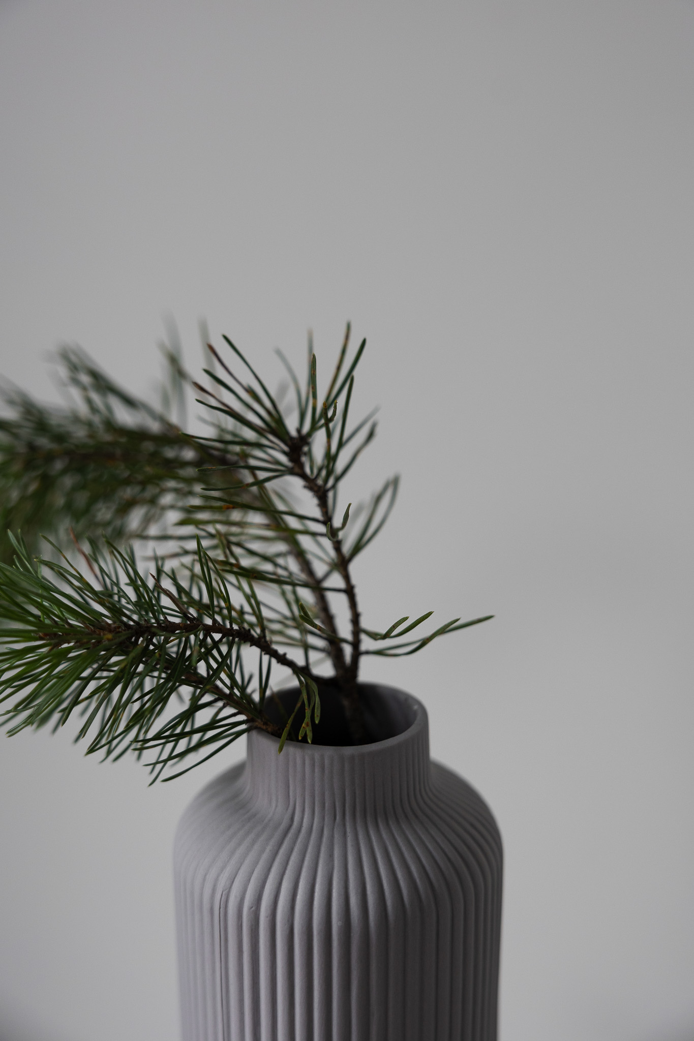 Vase Ådala, light grey