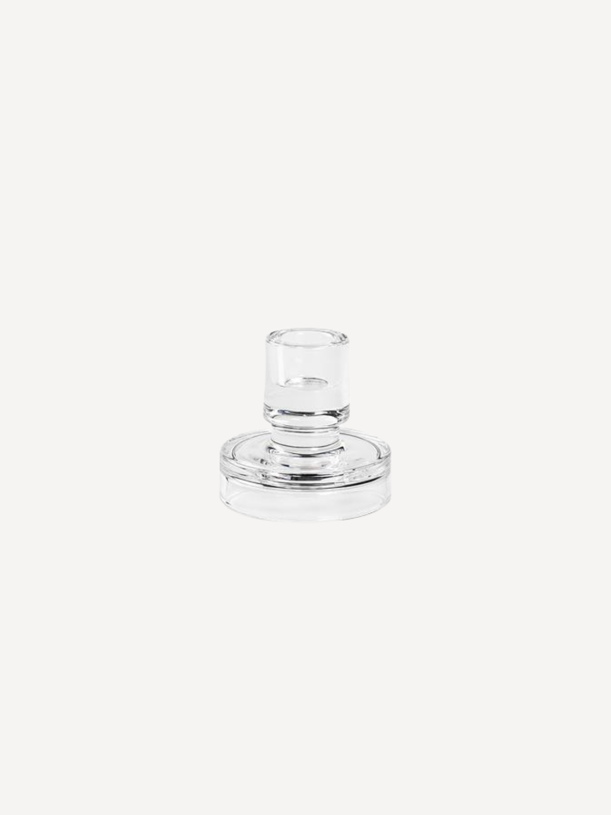 Candle Holder Petra, H8 cm, transparent