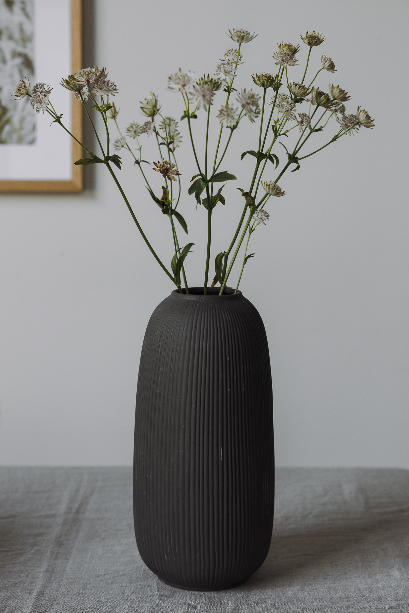 Vase Åby, dark grey