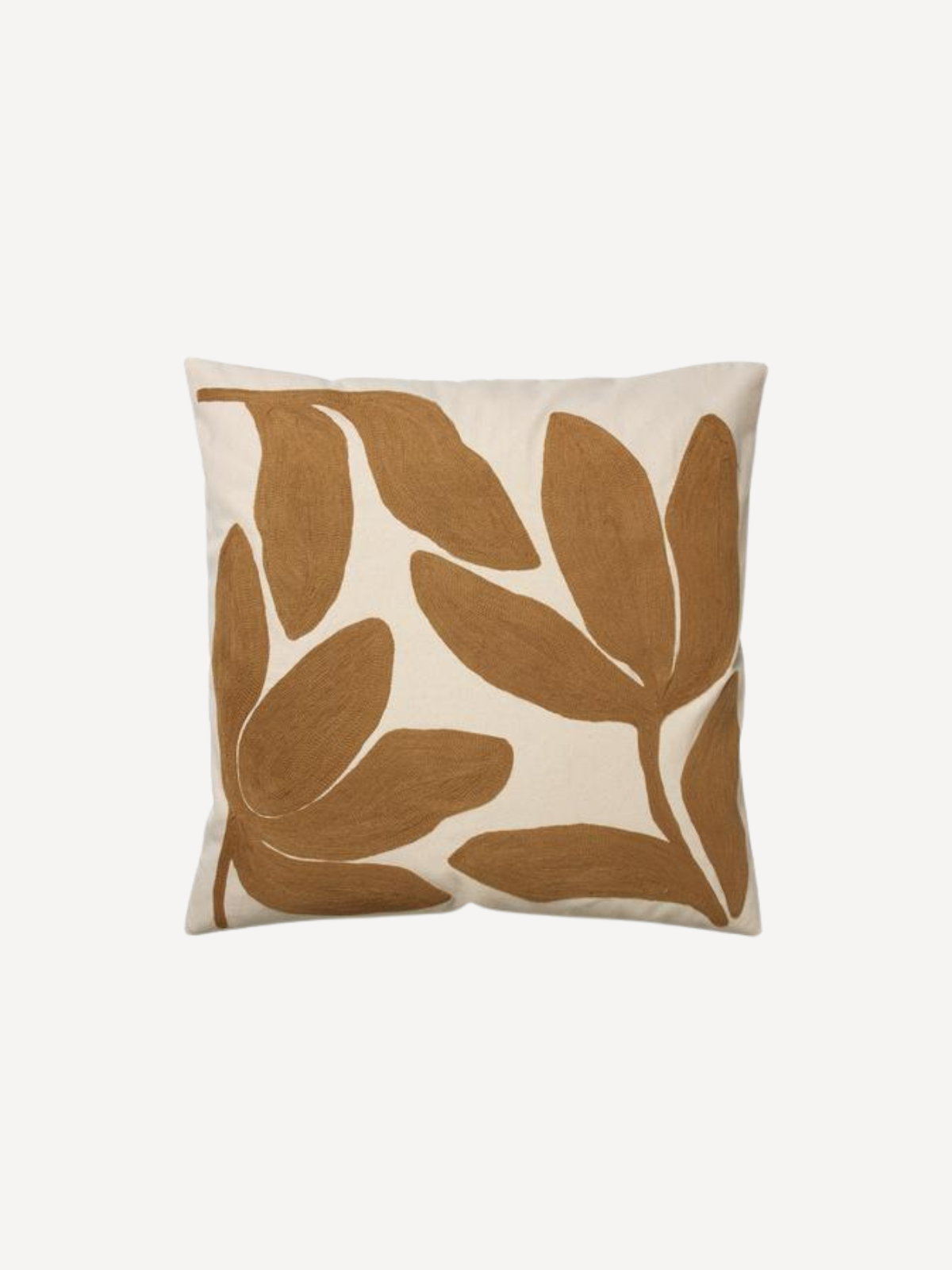 Cushion Cover Herbert, 50x50, Golden Brown / Natural