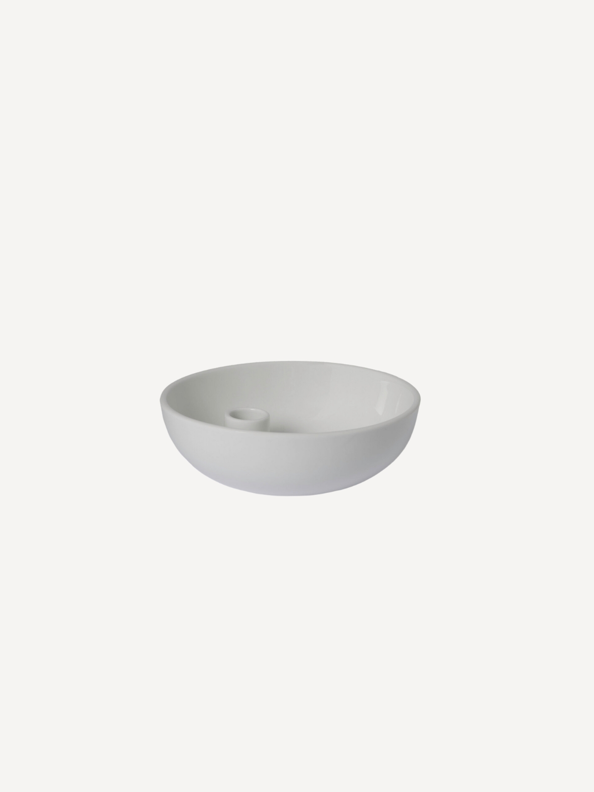 Candle Holder Lidatorp, small, glossy white