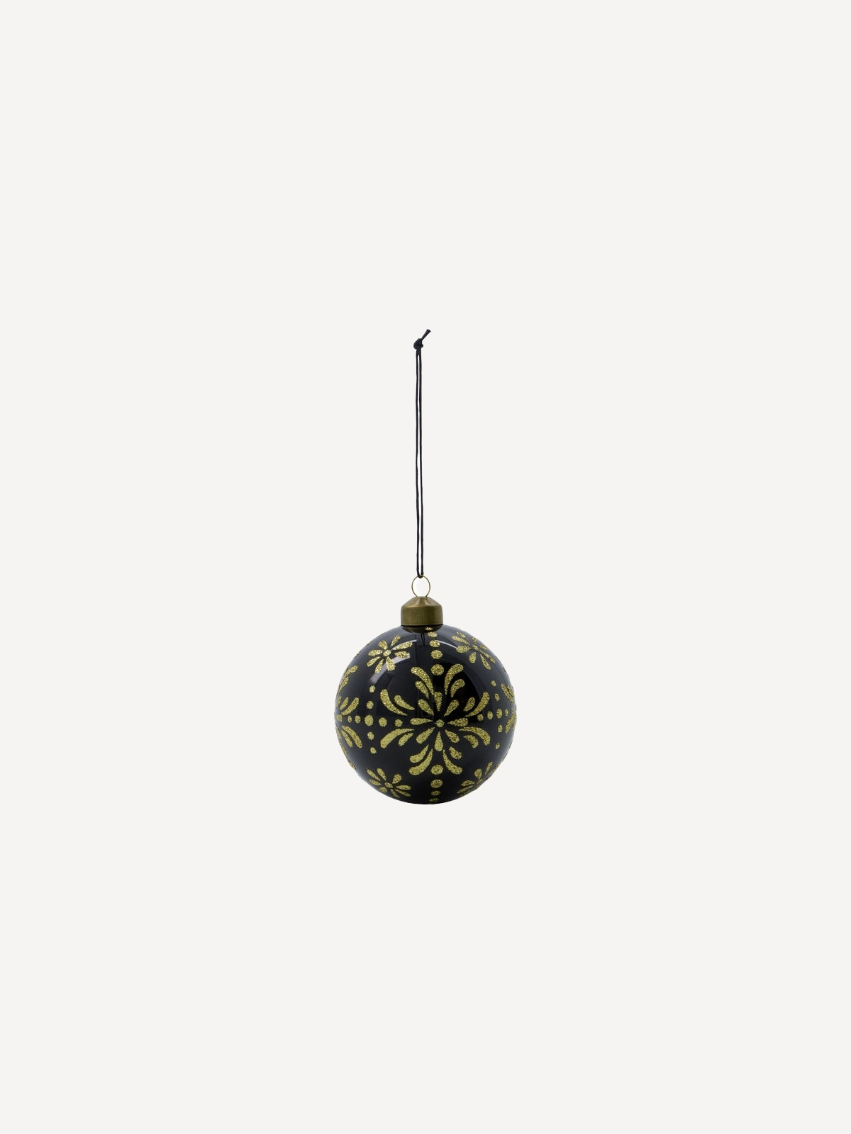 Baumschmuck Mente, 4er Set, Schwarz